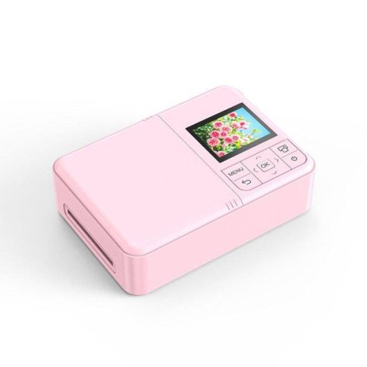 Imprimante jet d'encre portable USB Nobrand PT01 couleur rose 50x90 mm