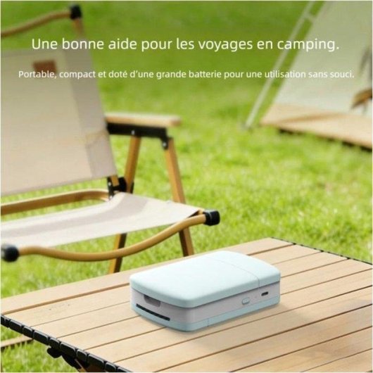 Imprimante Photo Portable Jet d'Encre Bluetooth Nobrand FI202-A Verte 600 dpi