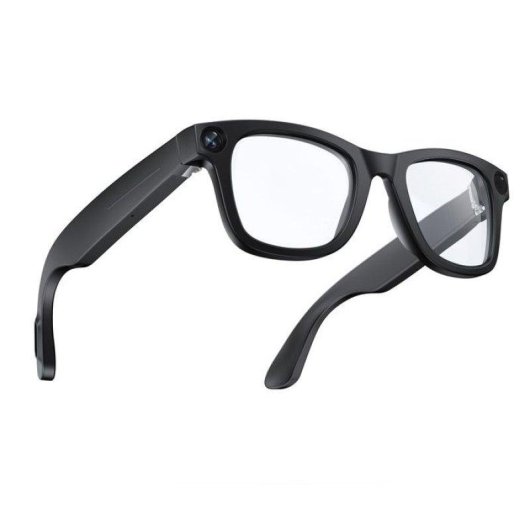Nobrand Lunettes intelligentes Caméra 8 MP Bluetooth IA Traduction Noir