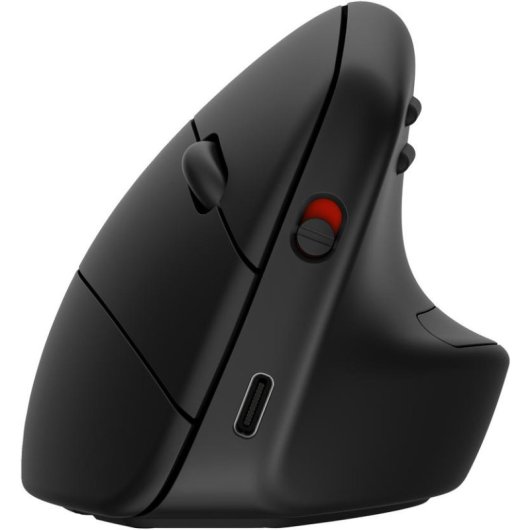 Rato HP 920 Sem Fios Ergonómico Vertical 1200 DPI Preto Reposamuñecas