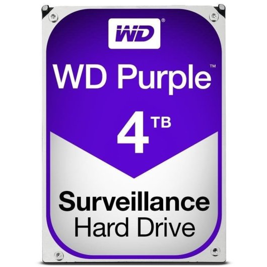 Disco duro Western Digital Purple 4TB HDD 5400rpm SATA III 64MB