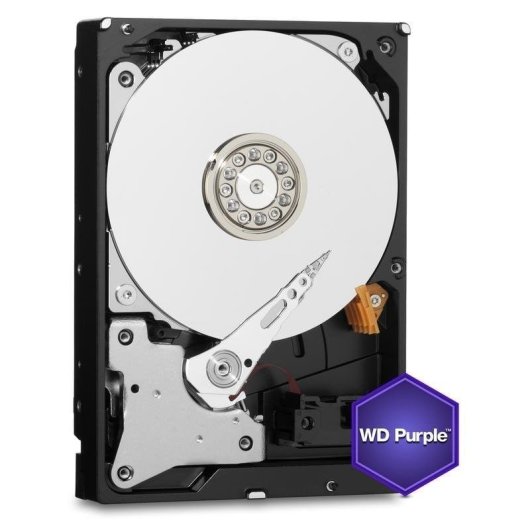Disco duro Western Digital Purple 4TB HDD 5400rpm SATA III 64MB