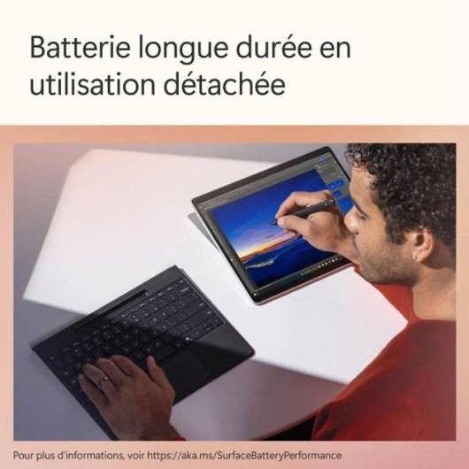 Clavier Microsoft Flex Surface Pro 13 pouces avec Slim Pen noir