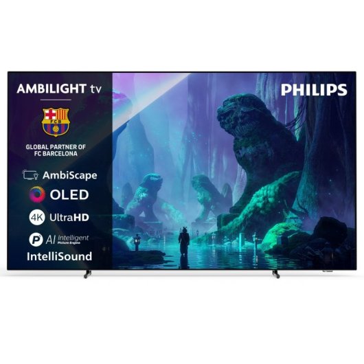 TV Philips OLED 65OLED801/12 65" 4K UltraHD Smart TV Ambilight + Philips TAB4000 Barra de Sonido