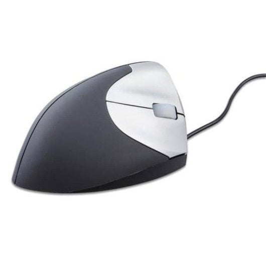 Souris BakkerElkhuizen HANDSHAKE USB 3200 DPI Noir Argent Gaucher