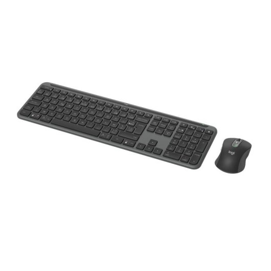 Tastiera Mouse Logitech MK950 Signature Slim Wireless Bluetooth RF Grafite AZERTY
