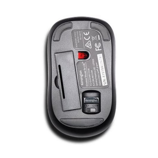 Mouse Kensington Mouse For Life Wireless 2,4 GHz 1000 DPI Nero Ambidestro