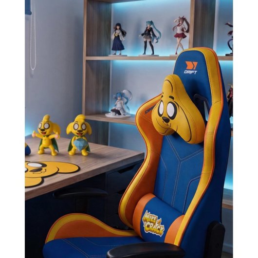 Silla gaming Drift DR90 Mikecrack Edition de tela con reposabrazos 2D