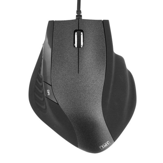 Muis TnB Ergo MUERGO USB 1600 DPI Zwart 5 Knoppen Ergonomisch