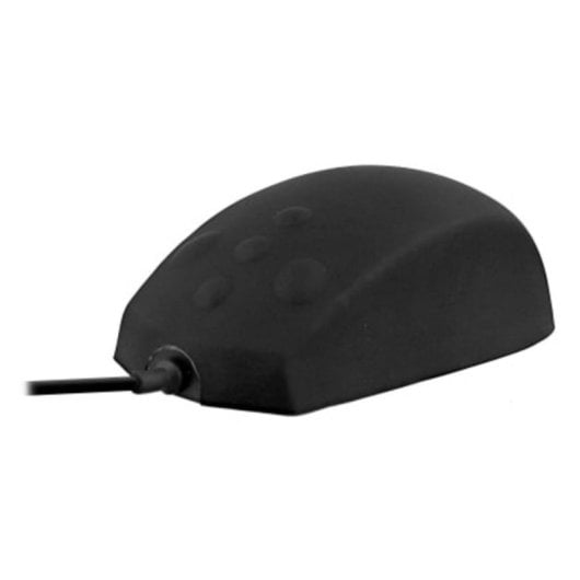 Ratón TnB MUMEDICBK con cable negro IP68 de silicona