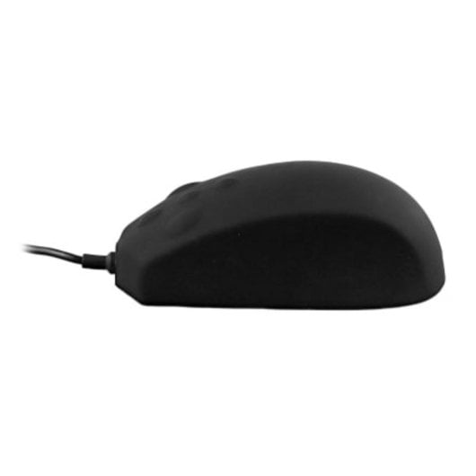 Ratón TnB MUMEDICBK con cable negro IP68 de silicona
