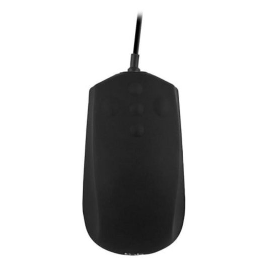 Ratón TnB MUMEDICBK con cable negro IP68 de silicona