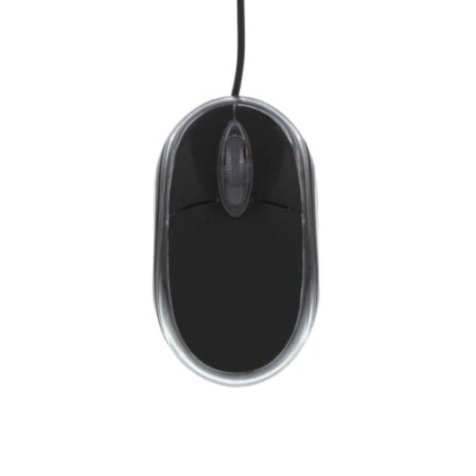 Ratón TnB WMS2U USB 1200 DPI Zwart met 1,35 m Kabel