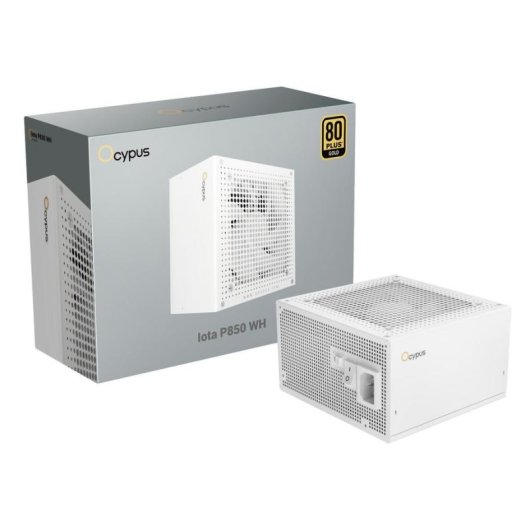 Fuente de Alimentación Ocypus Iota P850 WH 850W Certificazione 80 PLUS Gold modulare