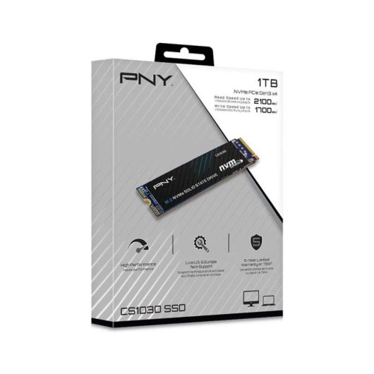 SSD PNY CS1030 2 TB M.2 NVMe PCIe 3.0 x4 2100 MB/s