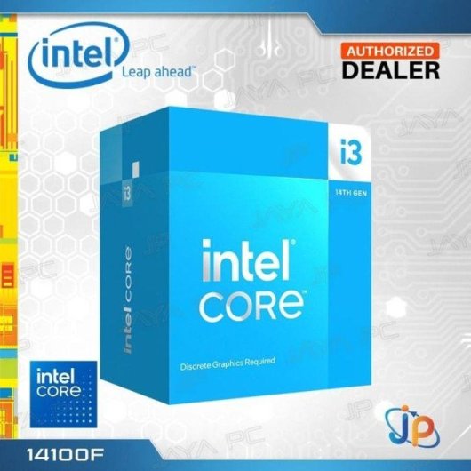 Processor Intel Core i3-14100F 4 Kernen 3,5 GHz Basis 4,7 GHz Turbo