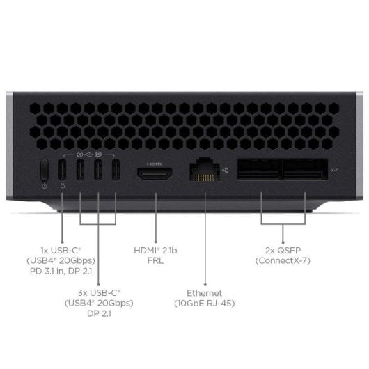 Mini PC Lenovo ThinkStation PGX NVIDIA GB10/128 GB/4 TB SSD/Blackwell/DGX OS
