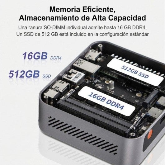 Mini PC Ninkear M7 AMD Ryzen 5 7430U 16GB 512GB SSD Radeon Windows 11 Pro Compatto Silenzioso