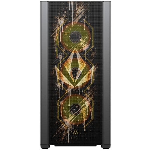 Forgeon Airflow Noxis ARGB USB-C Mesh ATX Negra/Splash