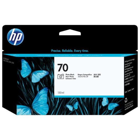 Cartucho HP DesignJet 70 preto 130 ml