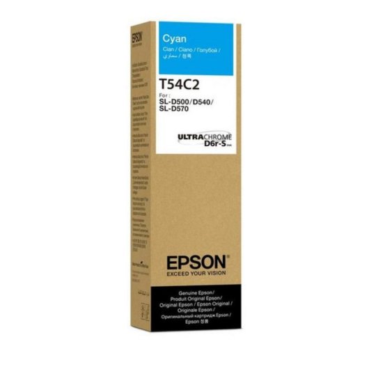 Recambio de tinta Epson T54C Cian 70 ml para SureLab D500