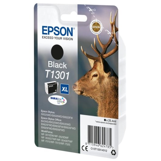 Cartucho de Tinta Epson T1301 XL 25,4 ml Preto
