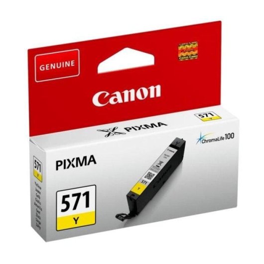 Tintenpatrone Canon CLI-571 Gelb 7 ml für Pixma Drucker