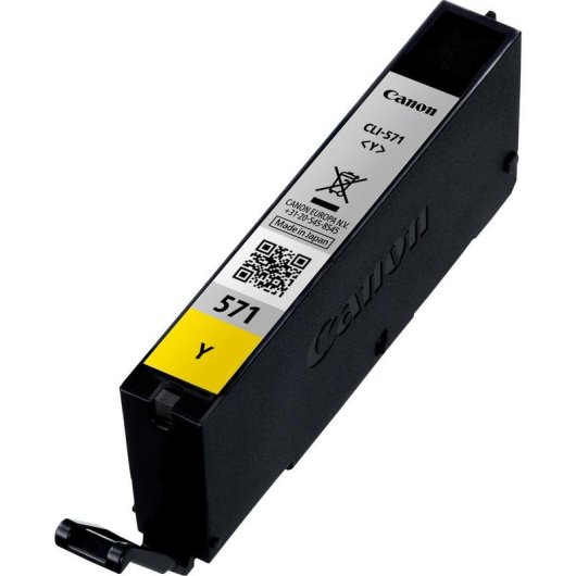 Tintenpatrone Canon CLI-571 Gelb 7 ml für Pixma Drucker