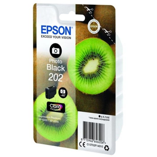Cartucho tinta Epson Claria Premium 202 Preto