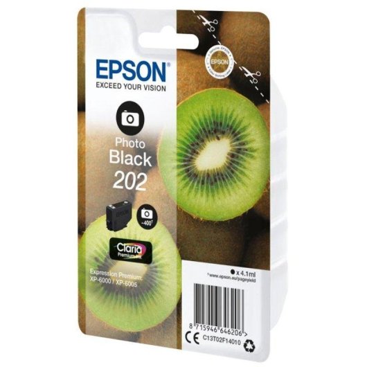 Cartucho tinta Epson Claria Premium 202 Preto
