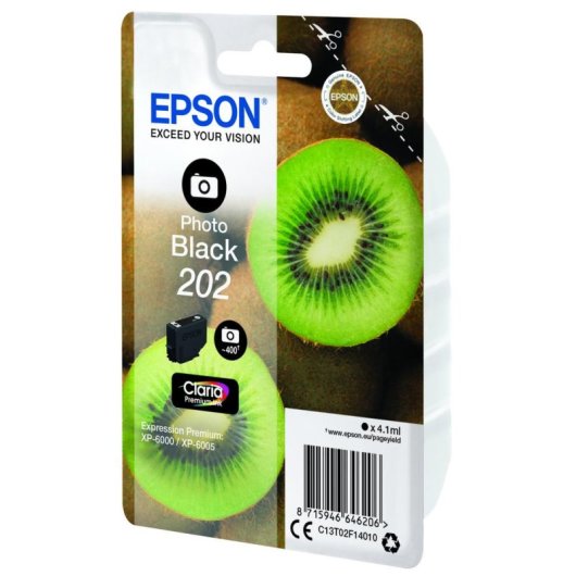 Cartucho tinta Epson Claria Premium 202 Preto