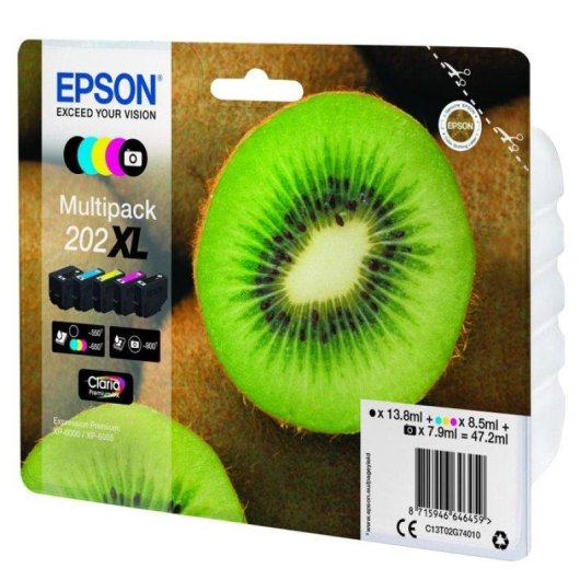 Inktcartridge Epson Claria Premium 202XL Multipack 5 kleuren
