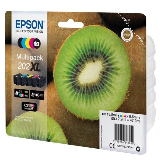 Inktcartridge Epson Claria Premium 202XL Multipack 5 kleuren