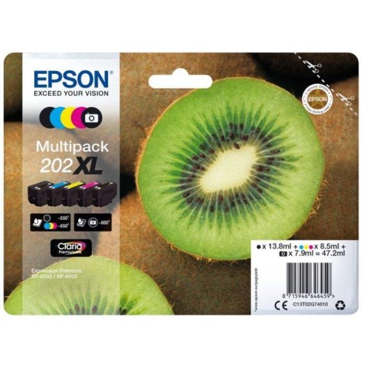 Inktcartridge Epson Claria Premium 202XL Multipack 5 kleuren