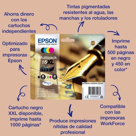 Epson Gelb DURABrite Ultra Tintenpatrone 16
