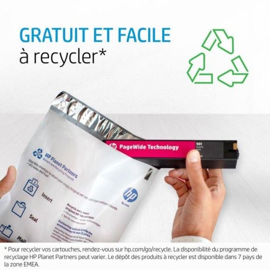 Cartuccia inchiostro HP 868 1 litro PageWide XL nero pigmentato