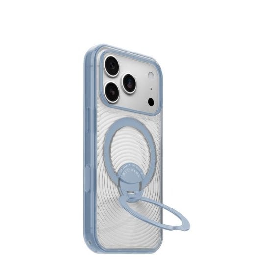 Funda OtterBox Symmetry Stand MagSafe Bleu Transparent pour iPhone 18 Pro/17 Pro