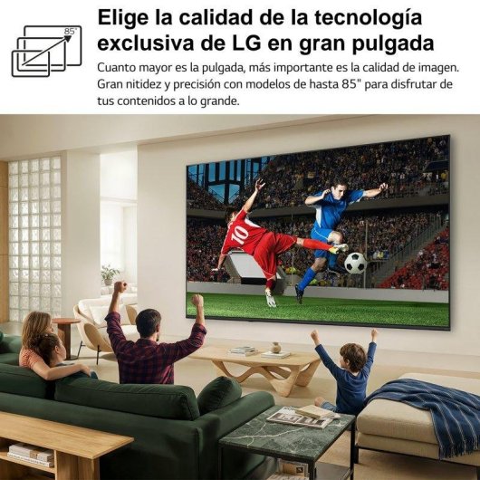 TV LG QNED 55QNED72B6B 55" 4K UltraHD 60Hz Smart TV WebOS HDR10 MiniLED AI