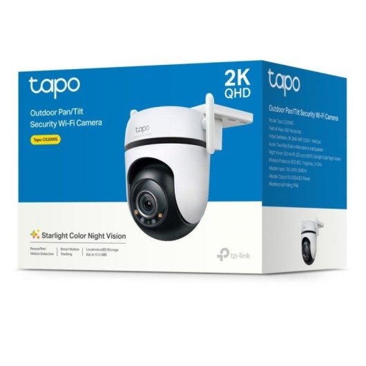 Videocamere di sorveglianza TP-Link Tapo C520WS 4MP Visione Notturna Esterna IA