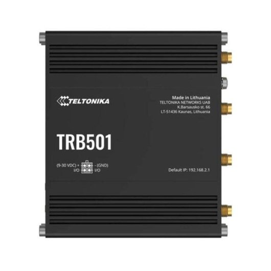 Router Teltonika TRB501 5G Multi-Gigabit Ethernet 2,5 Gbps Compacto Preto