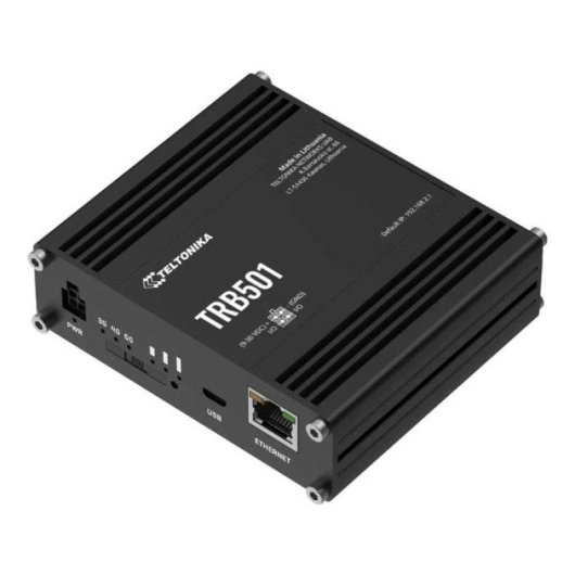 Router Teltonika TRB501 5G Multi-Gigabit Ethernet 2,5 Gbps Compacto Preto
