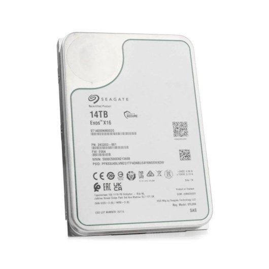 Disco Duro Seagate Exos 14TB HDD 3,5" 7200rpm Performance