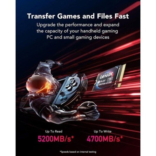 SSD Lexar Play 2230 1TB NVMe PCIe Gen4x4 M.2 2230 5200/4700 MB/s