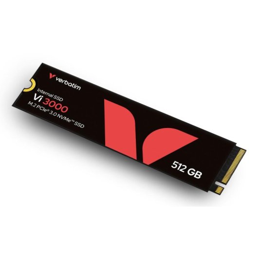 Disque SSD Verbatim Vi3000 512 Go M.2 PCIe NVMe Gen 3 x4 3300 Mo/s