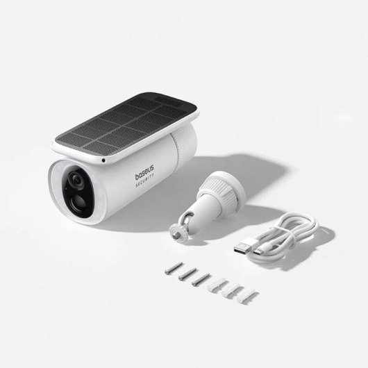 Camera de surveillance Baseus S1 2K Vision Nocturne Exterieure IA Solaire