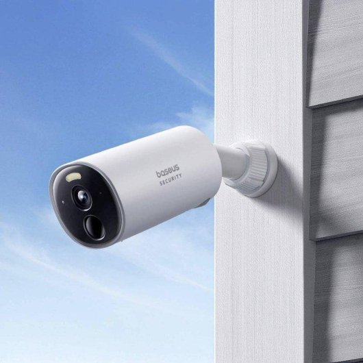 Caméra de surveillance Baseus B1 2K Vision Nocturne Extérieure IA Audio bidirectionnel