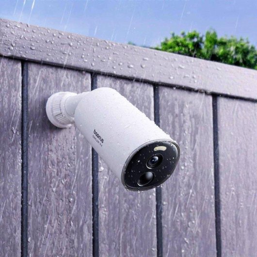 Caméra de surveillance Baseus B1 2K Vision Nocturne Extérieure IA Audio bidirectionnel