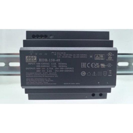 Adaptador de energia Hikvision DS-KAW150-4N 150W 48V para intercomunicadores
