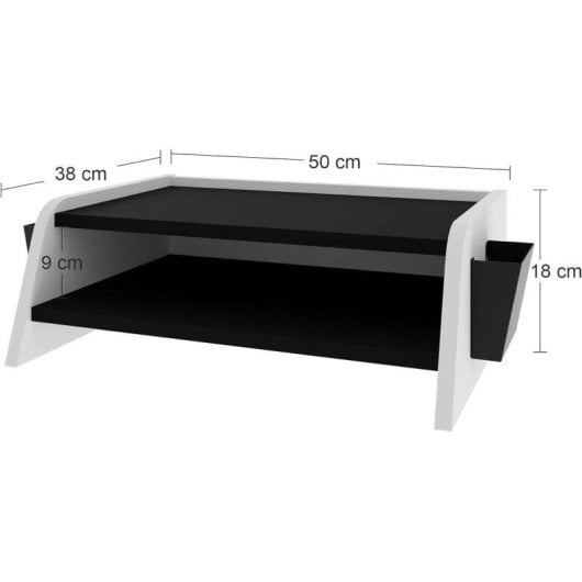 Levira Butley Soporte para monitor de sobremesa 50 x 38 x 18 cm