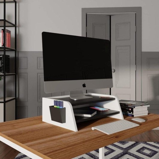 Levira Butley Soporte para monitor de sobremesa 50 x 38 x 18 cm